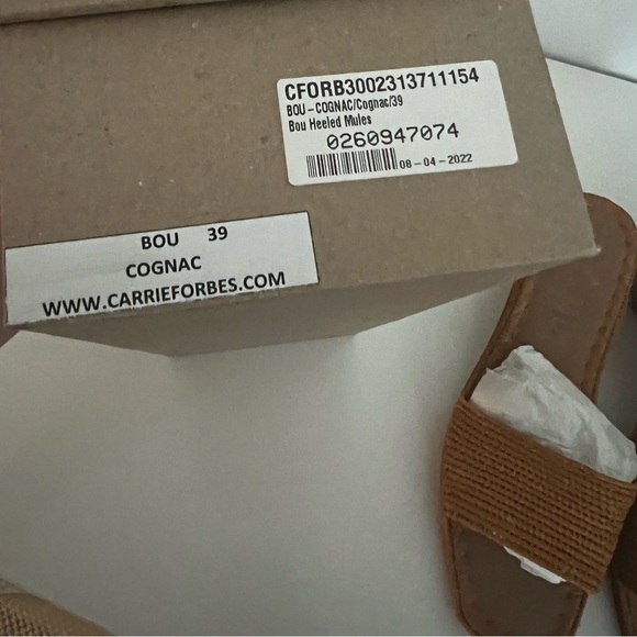 Carrie Forbes Bou Heeled Mules - Picture 2 of 3